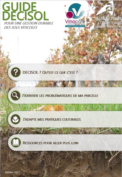 Guide DECISOL : un outil pour mieux gérer ses sols viticoles