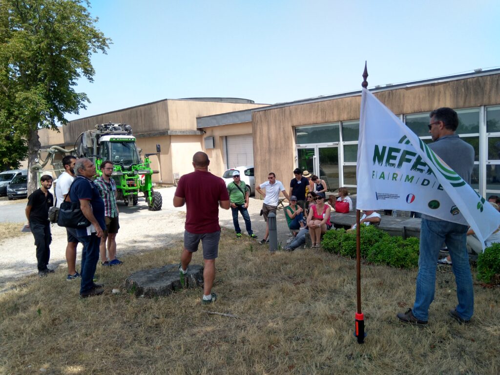 Visite des hubs européens au Château Luchey Halde lors de la Cross Visit Bordeaux 2019