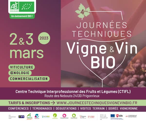 Journées vigne et vin bio 2023